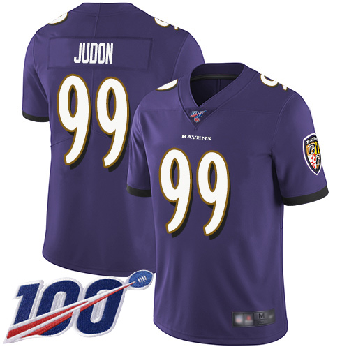 Baltimore Ravens Limited Purple Men Matt Judon Home Jersey NFL Football #99 100th Season Vapor Untouchable